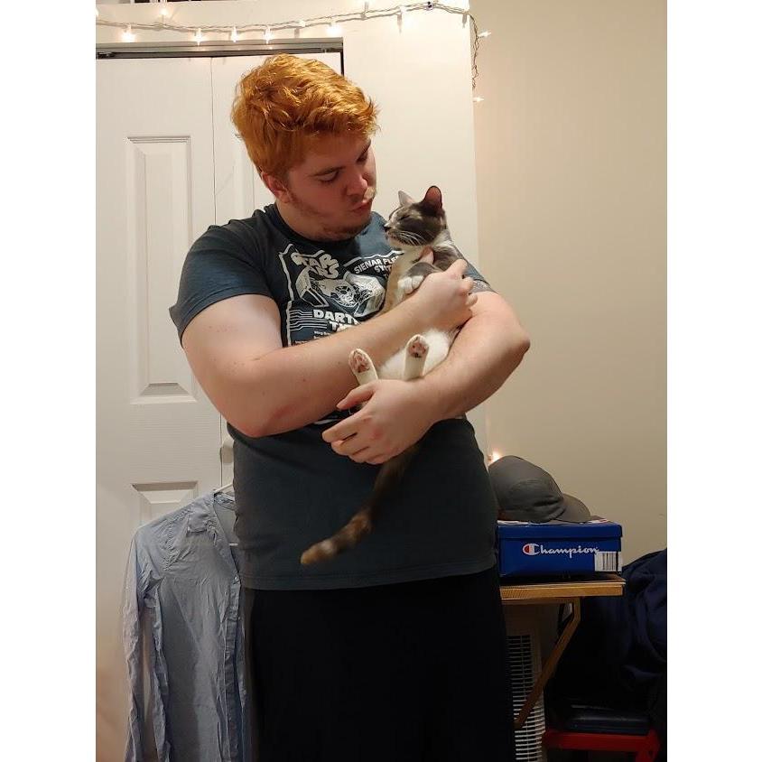 The cutest cat dad