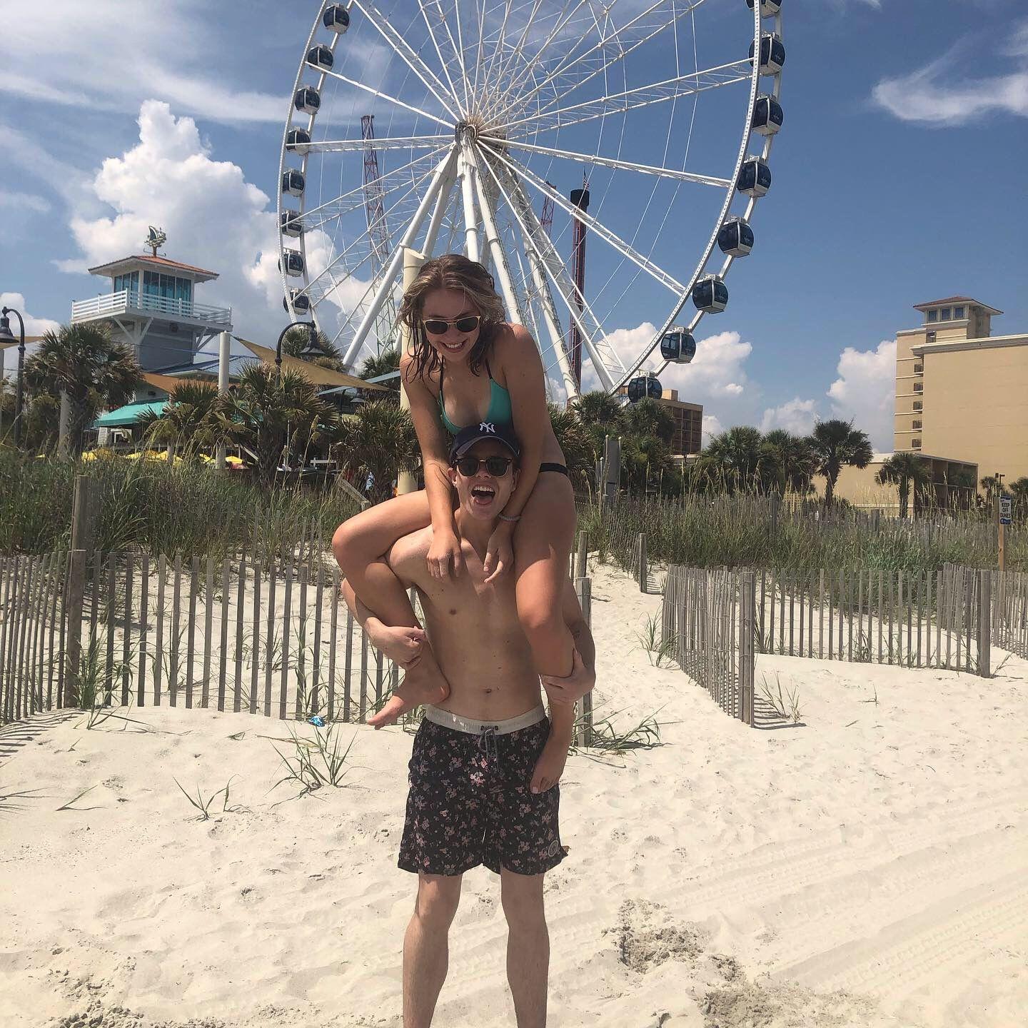 One of Adele's many visits to South Carolina to visit Trevor, 4th of July in Myrtle Beach, 2019