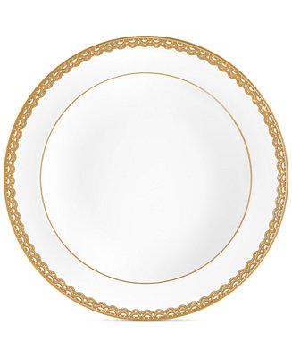 Lismore Lace Gold Rim Soup Bowl