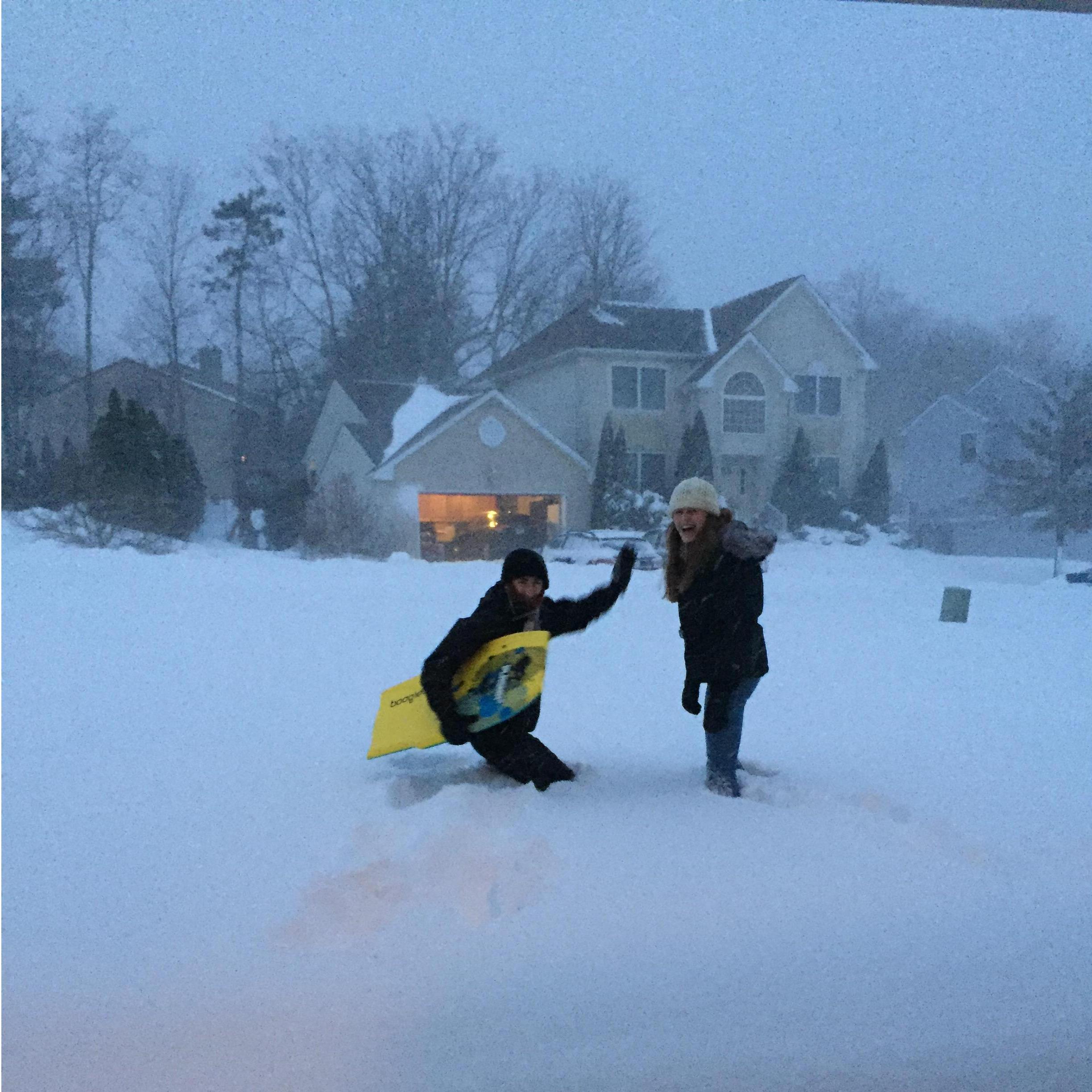Snow storm - Huntingdon Valley, PA - 2016
