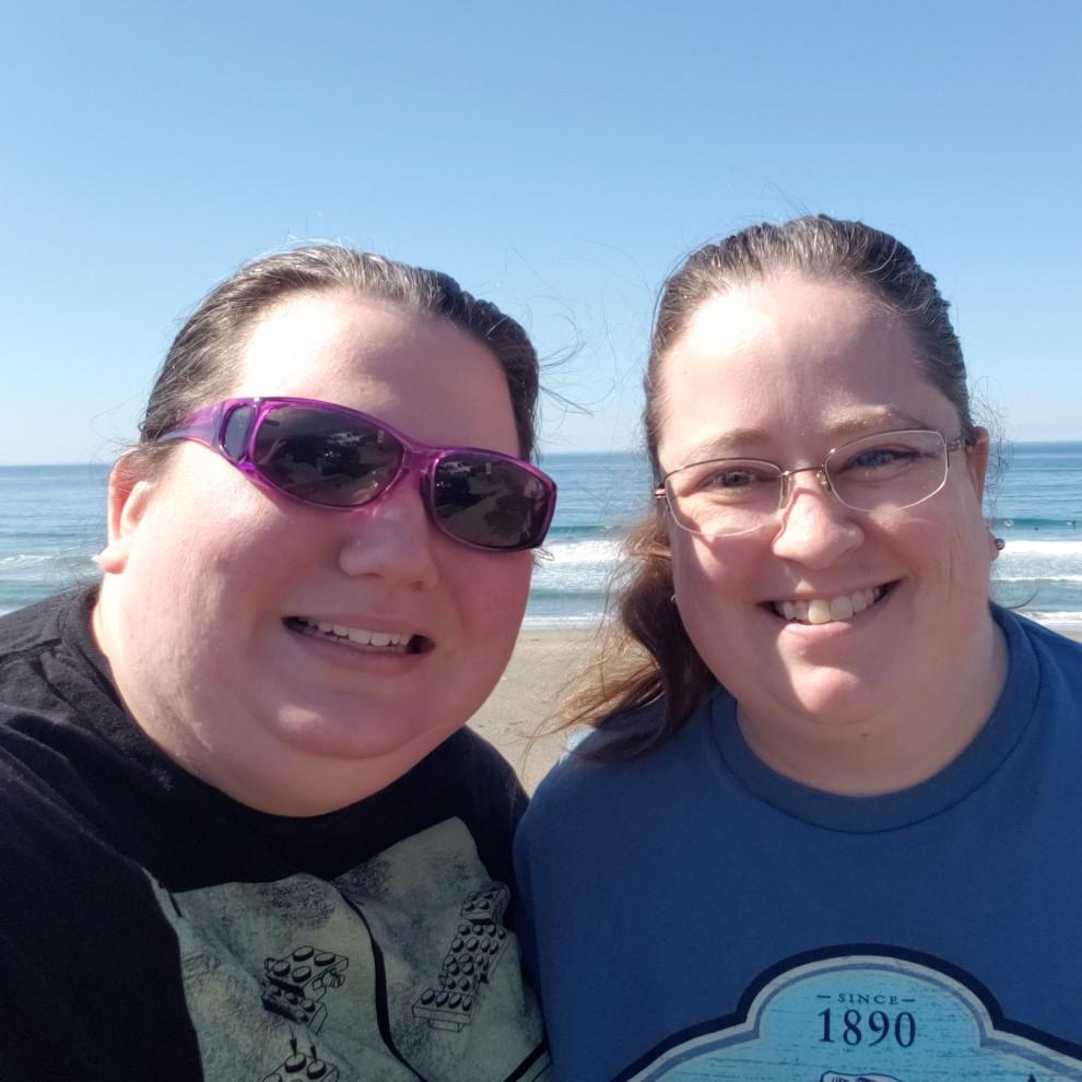 Spending time together driving the California coast.