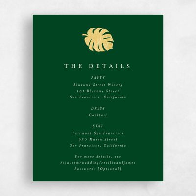 Forest, Green Wedding Enclosure - Maui Foil