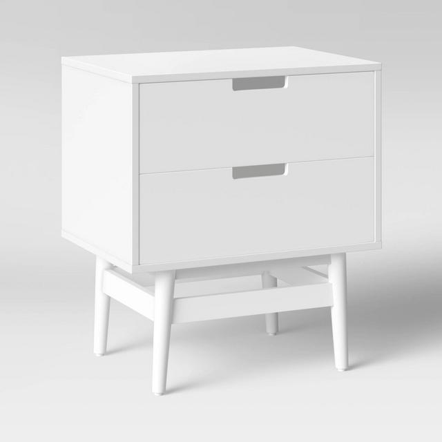 Ellwood Nightstand with Drawers White - Project 62™