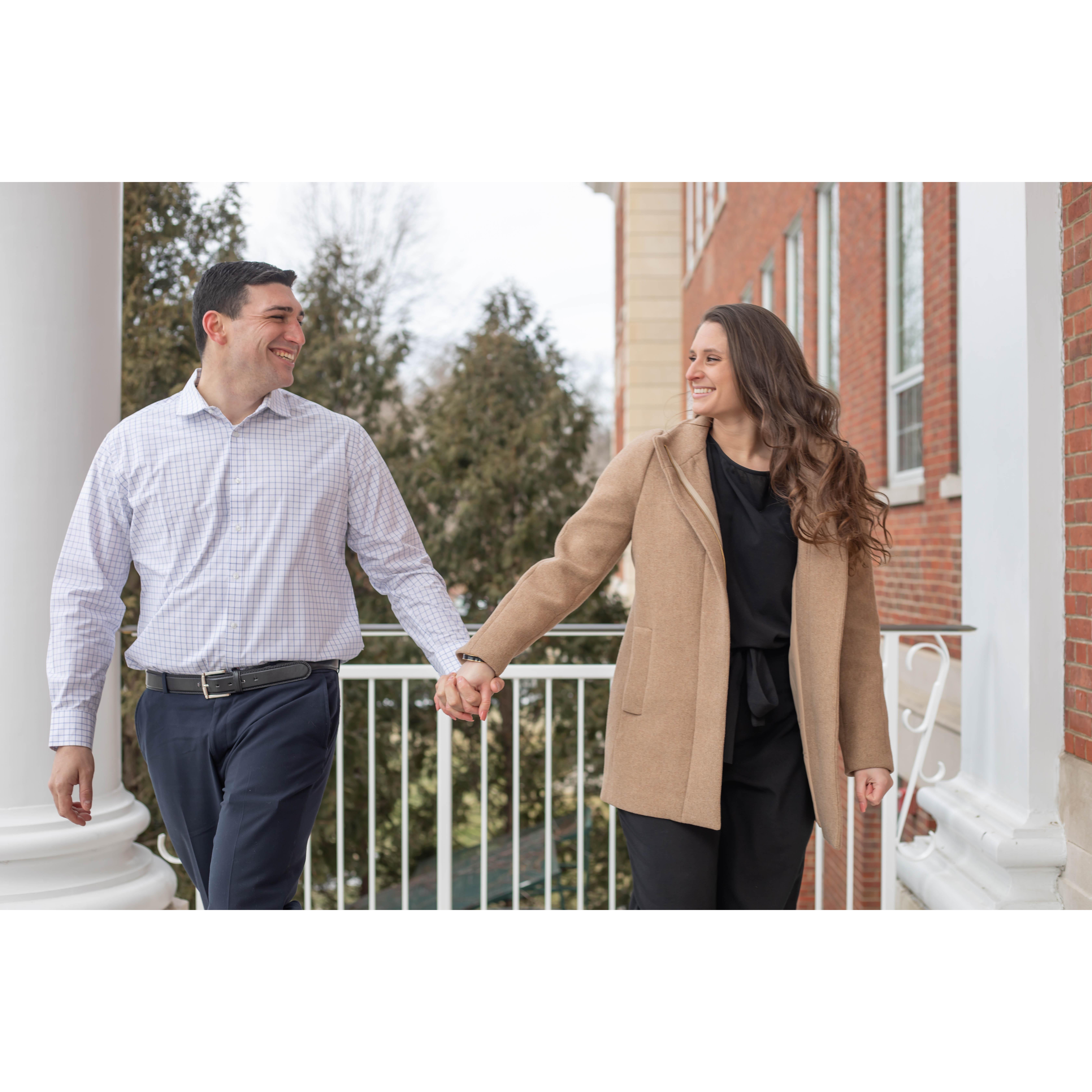 Engagement Shoot at Siena College