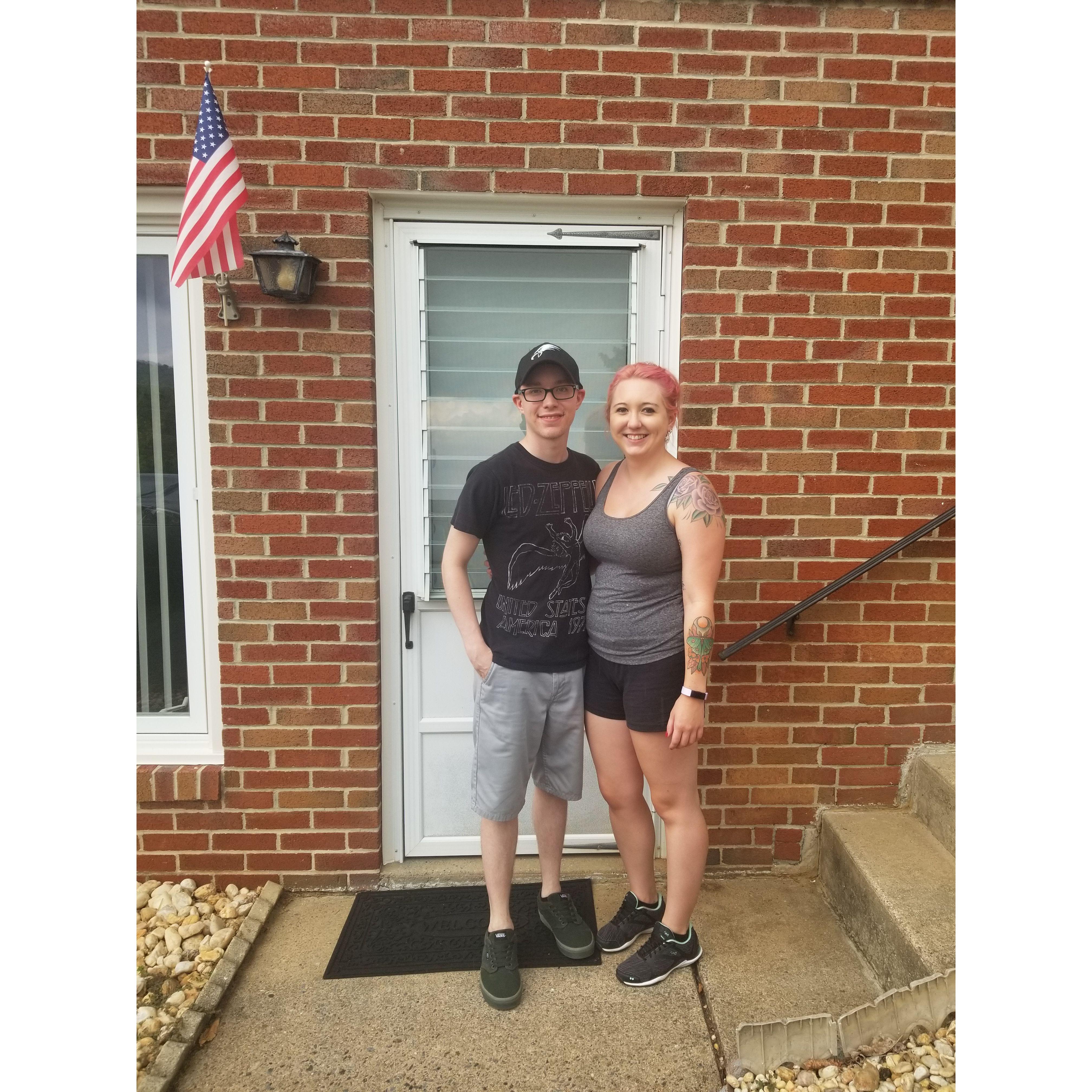 The day we bought our house!  August 16, 2019