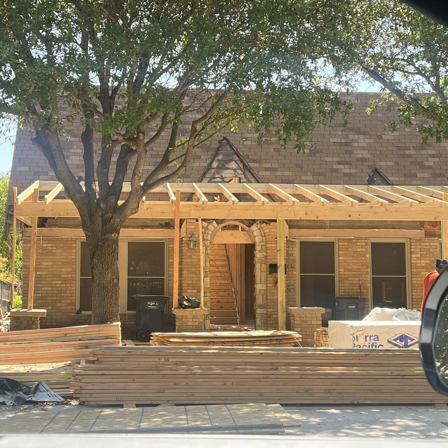 We had to have a lot of porch space, front and back 🥰
