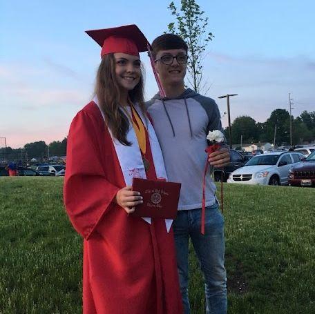Hannah's high school graduation in 2019