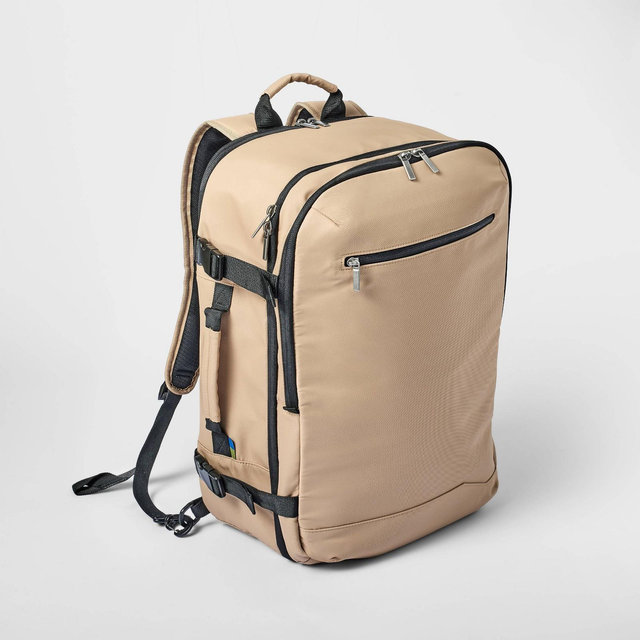 35L Travel Backpack Beige - Open Story™️
