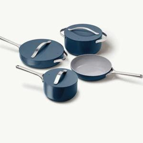 Best Ceramic Cookware Set | Nonstick Pots & Pans Set | Non-Toxic | Caraway | 12 Piece Set |