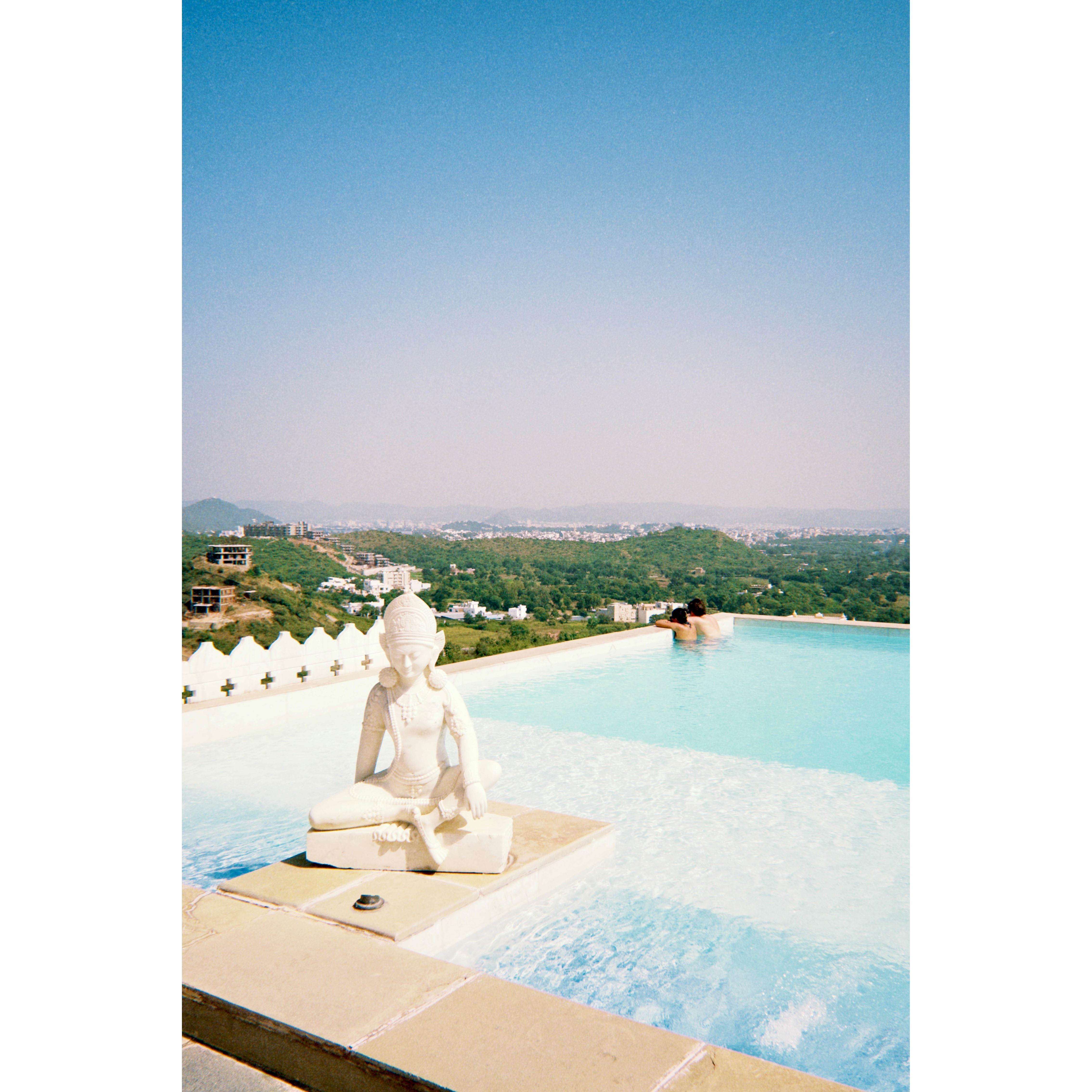 One of the 2 infinity pools