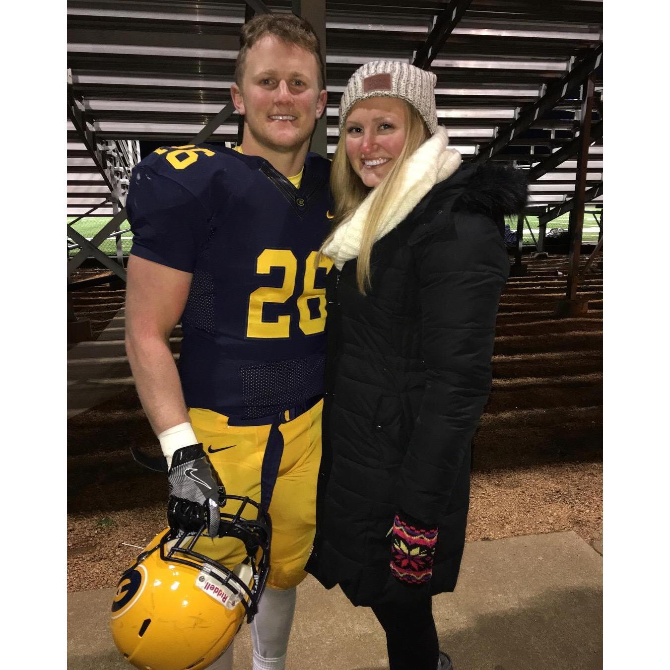 Post-football game at UWEC