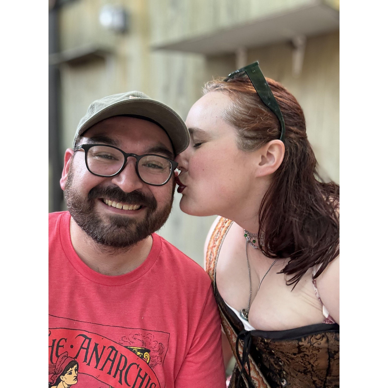 Loving each other in every setting.