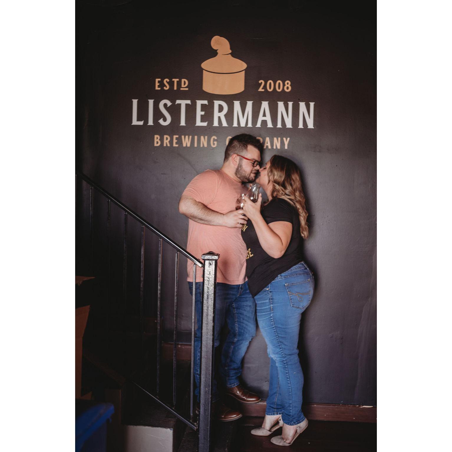 2019 Engagement Photos ♥ Listerman Brewery
