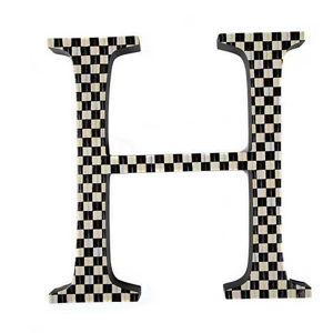 Courtly Check Letter - H
