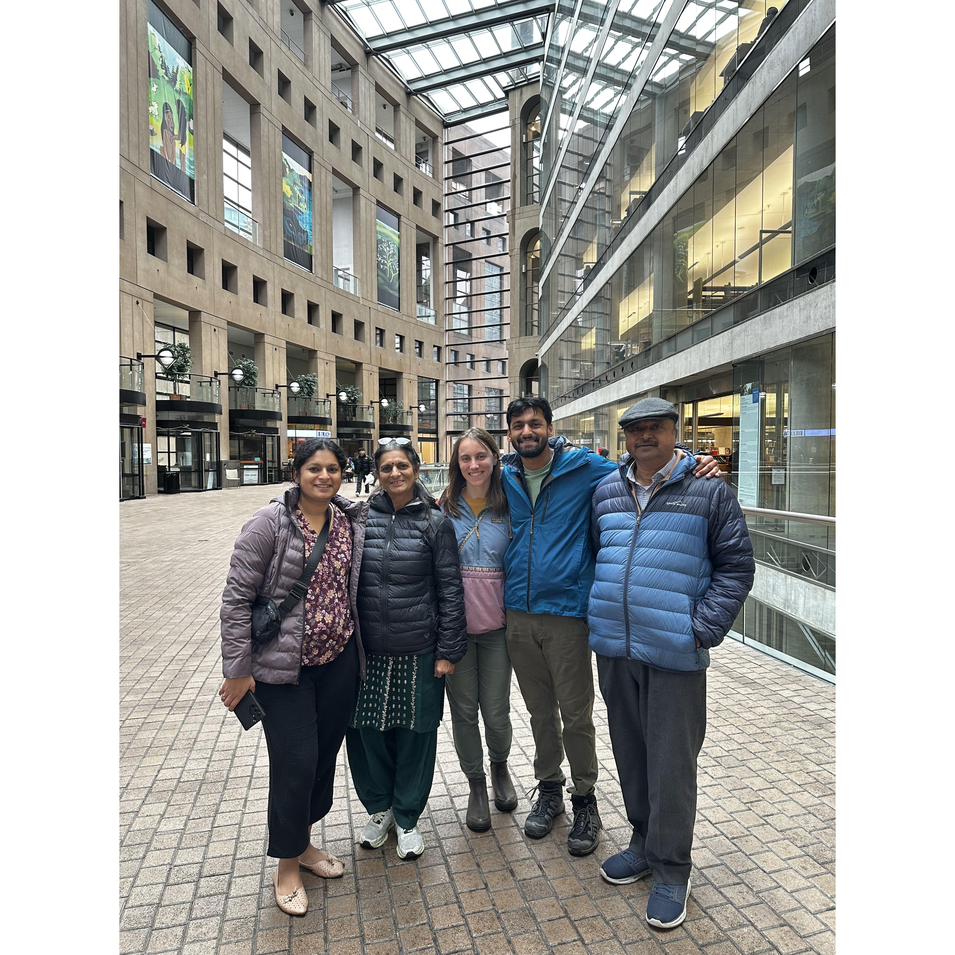 Vancouver with the fam