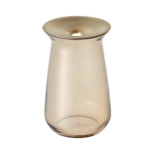 Kinto Luna Flower Vase Brown φ80x130mm