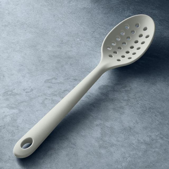 Open Kitchen by Williams Sonoma Silicone Slotted Spoon, Grey