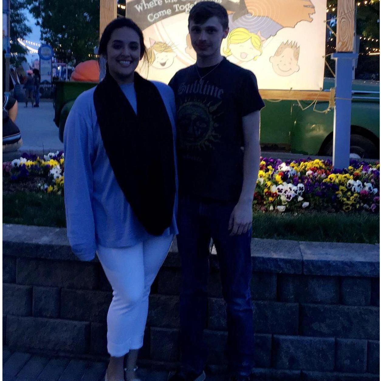 Carowinds, celebrating my Birthday.