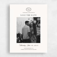 Beige Wedding Save the Date - Cillian Photo