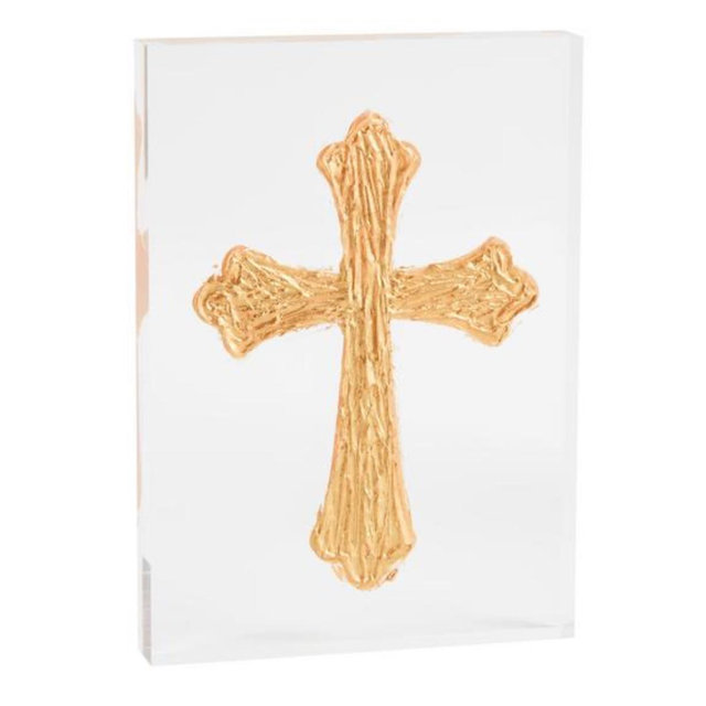 Tall Cross Acrylic Cross Plaque