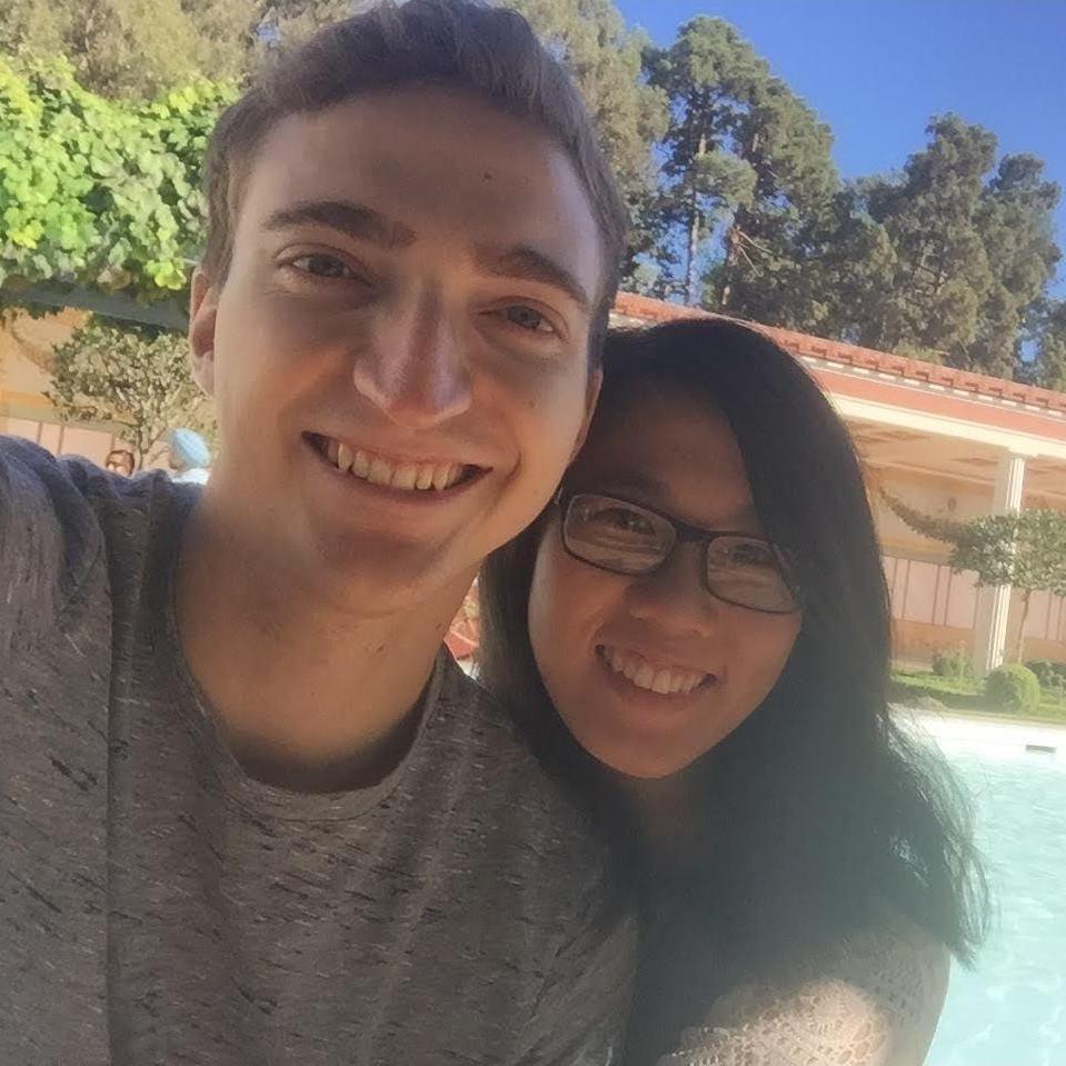 September 2018: Leslie's 24th birthday at the Getty Villa