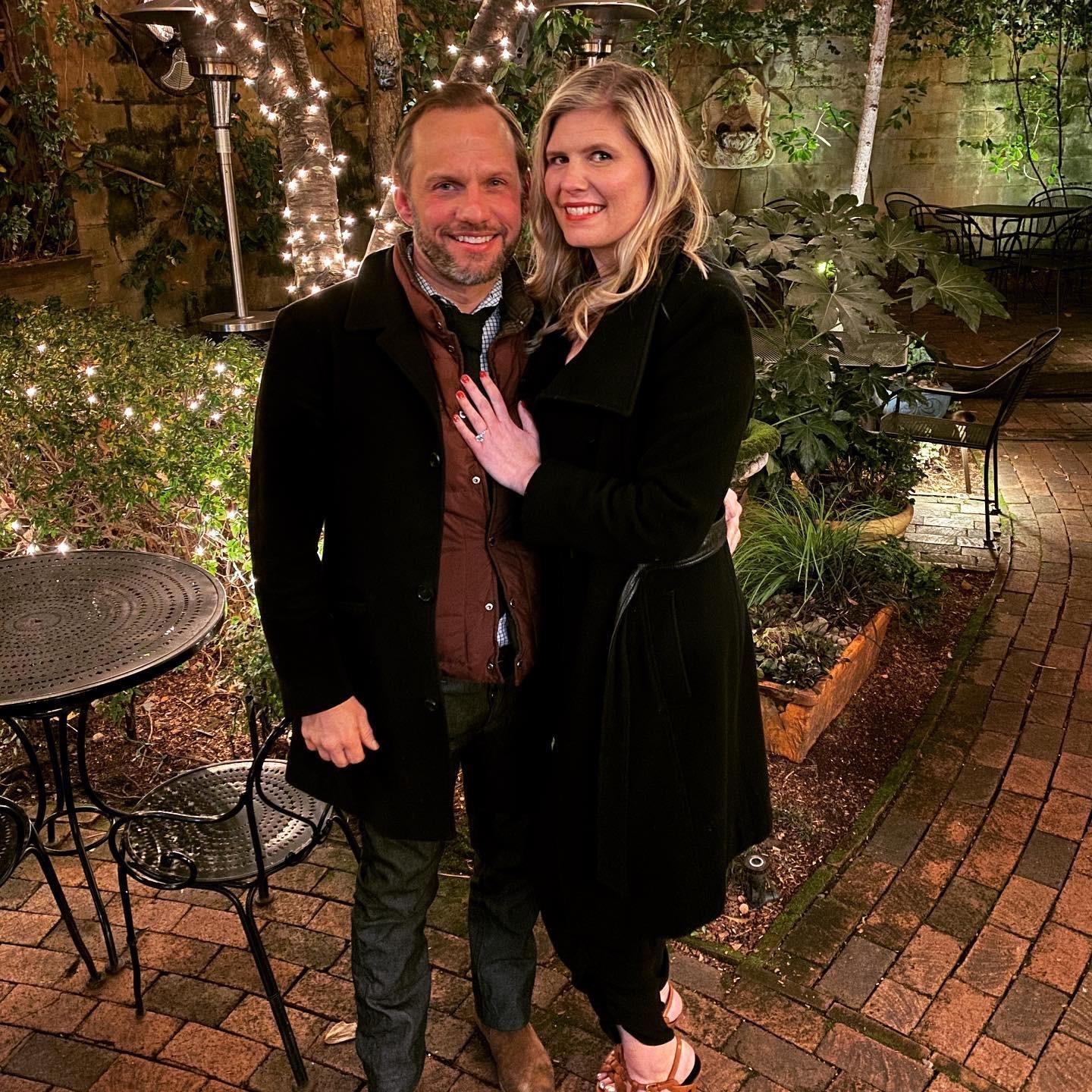The night he proposed!
