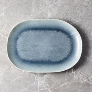 Caspian Reactive Oval Platter