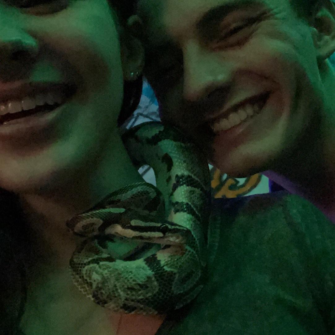 Our first photo together!