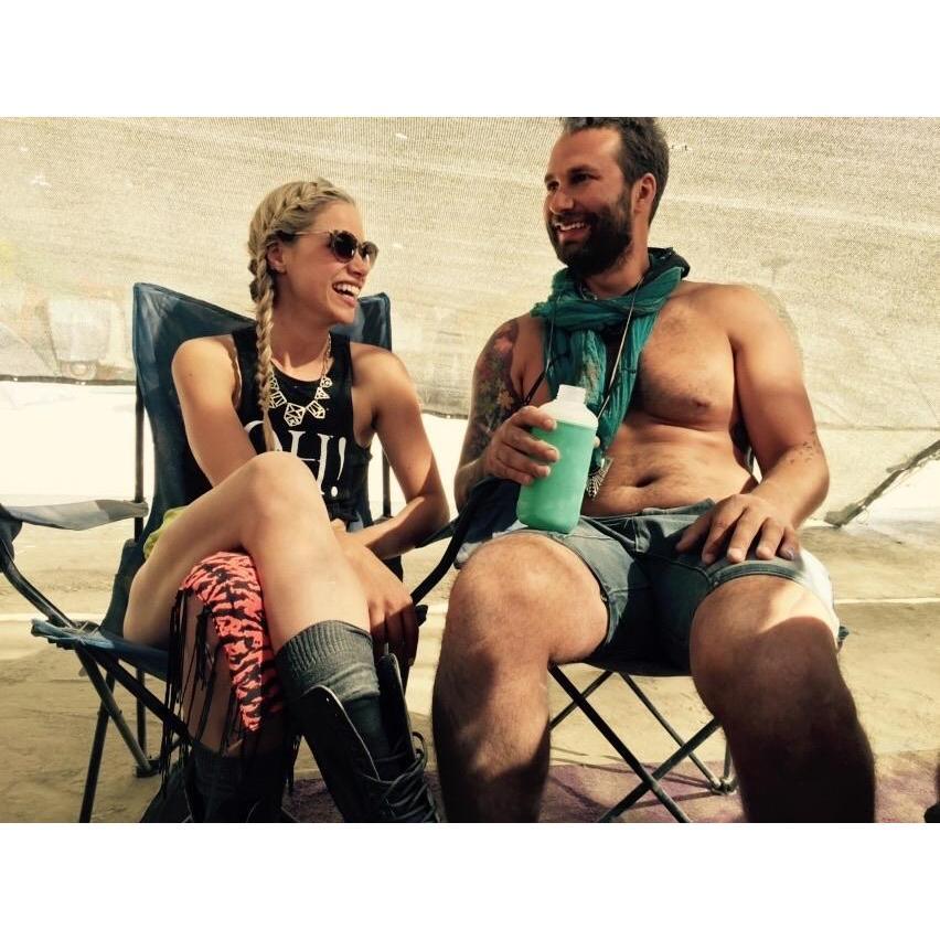 Singing 90s and hiding from the dust at Burning Man