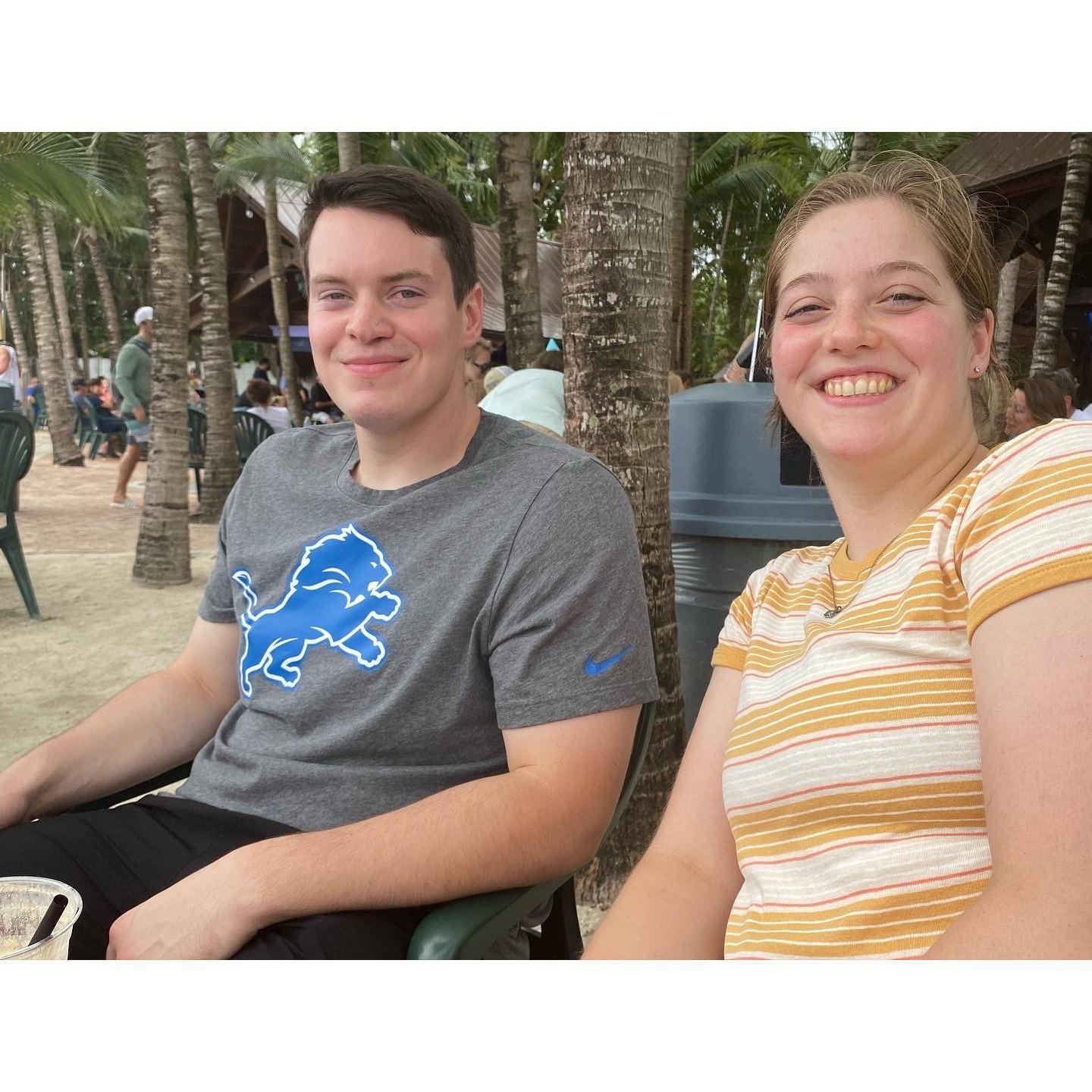Picture from our trip to Florida with family in 2021!
