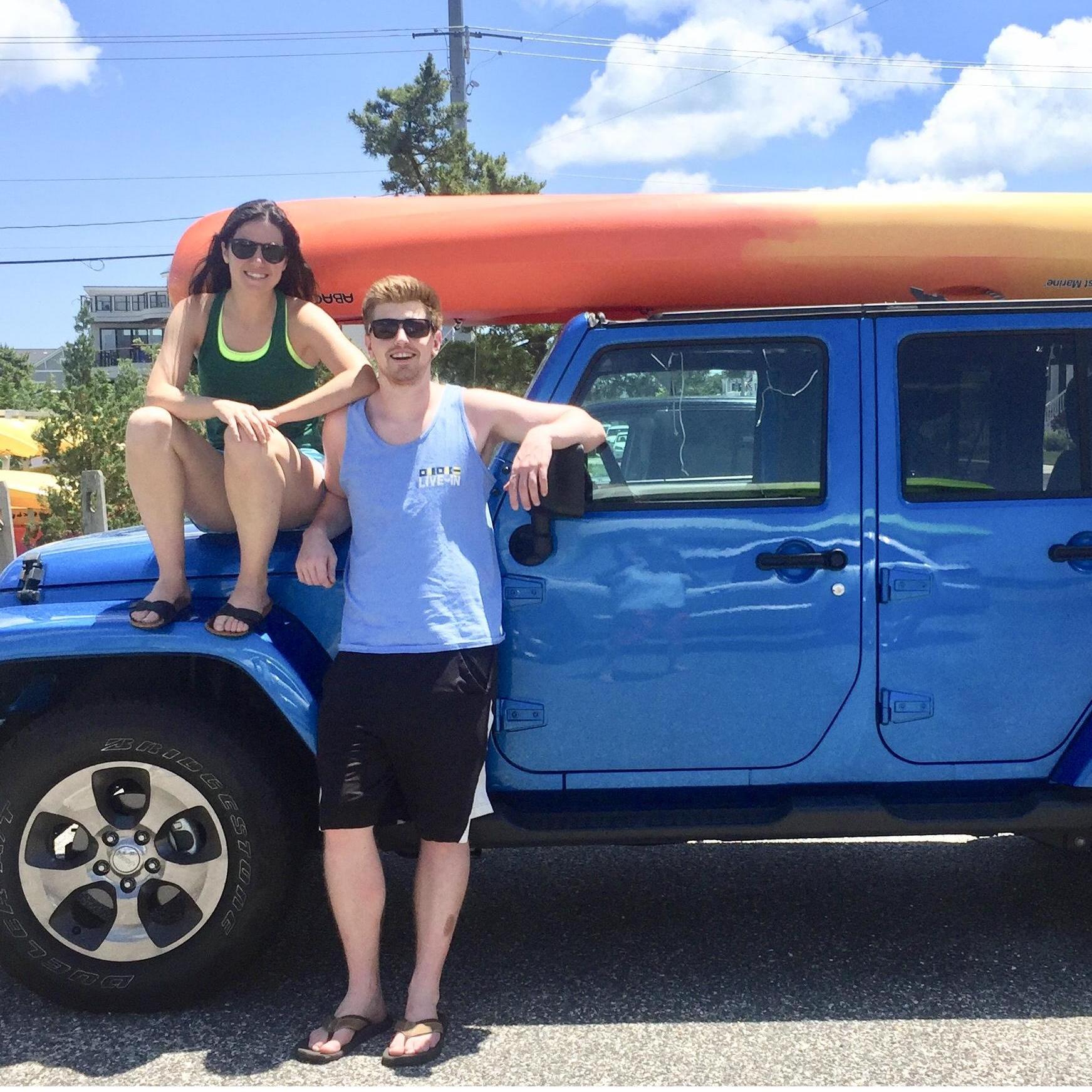Preparing for some kayaking in Avalon, NJ