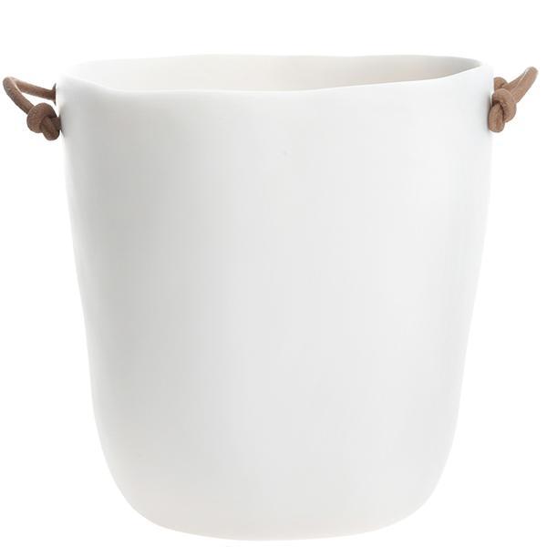 Resin Champagne Bucket - Leather Handles