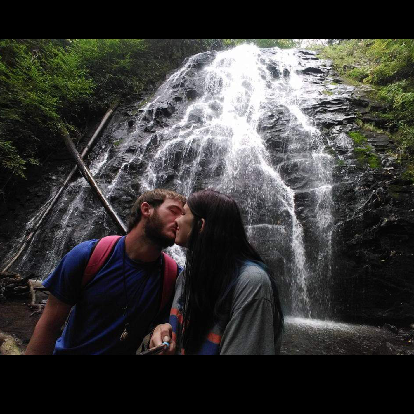 I took him to Crabtree Falls for our 6th (I think) anniversary. We've always loved being around water.