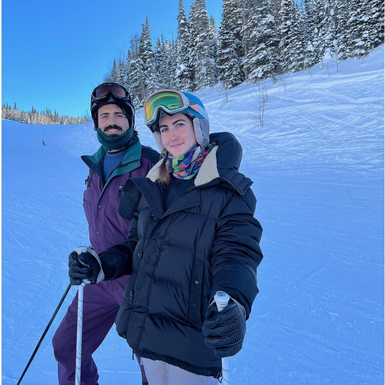 Hitting the slopes in Park City.