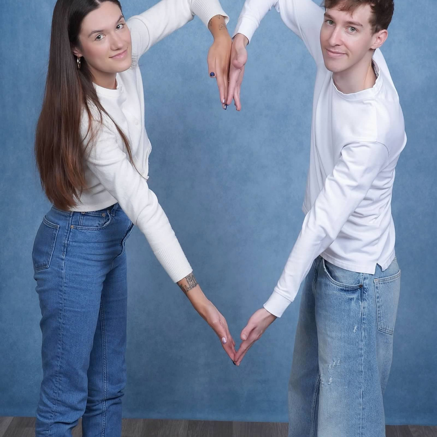 The iconic Macy's engagement photoshoot.