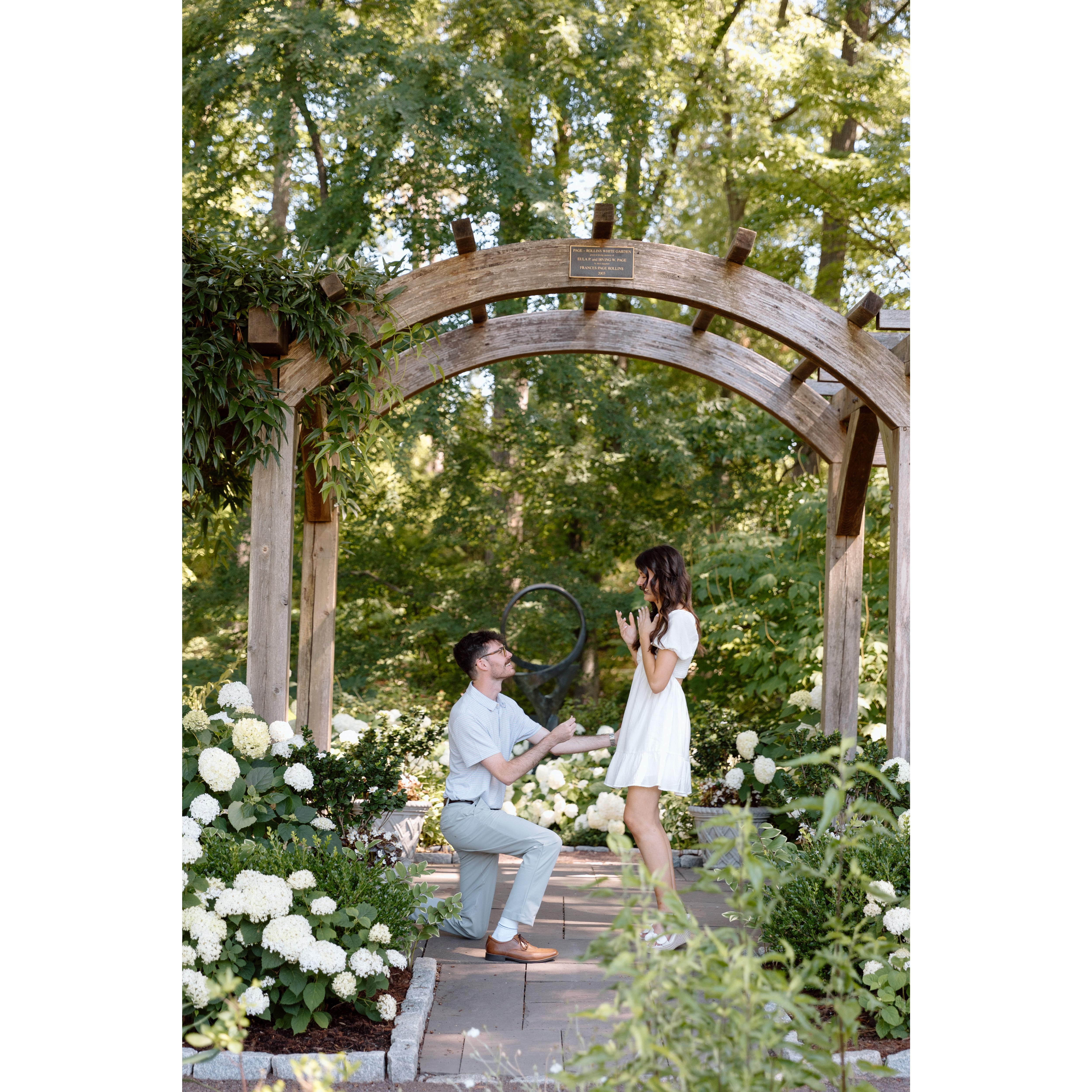 SHE SAID YES!