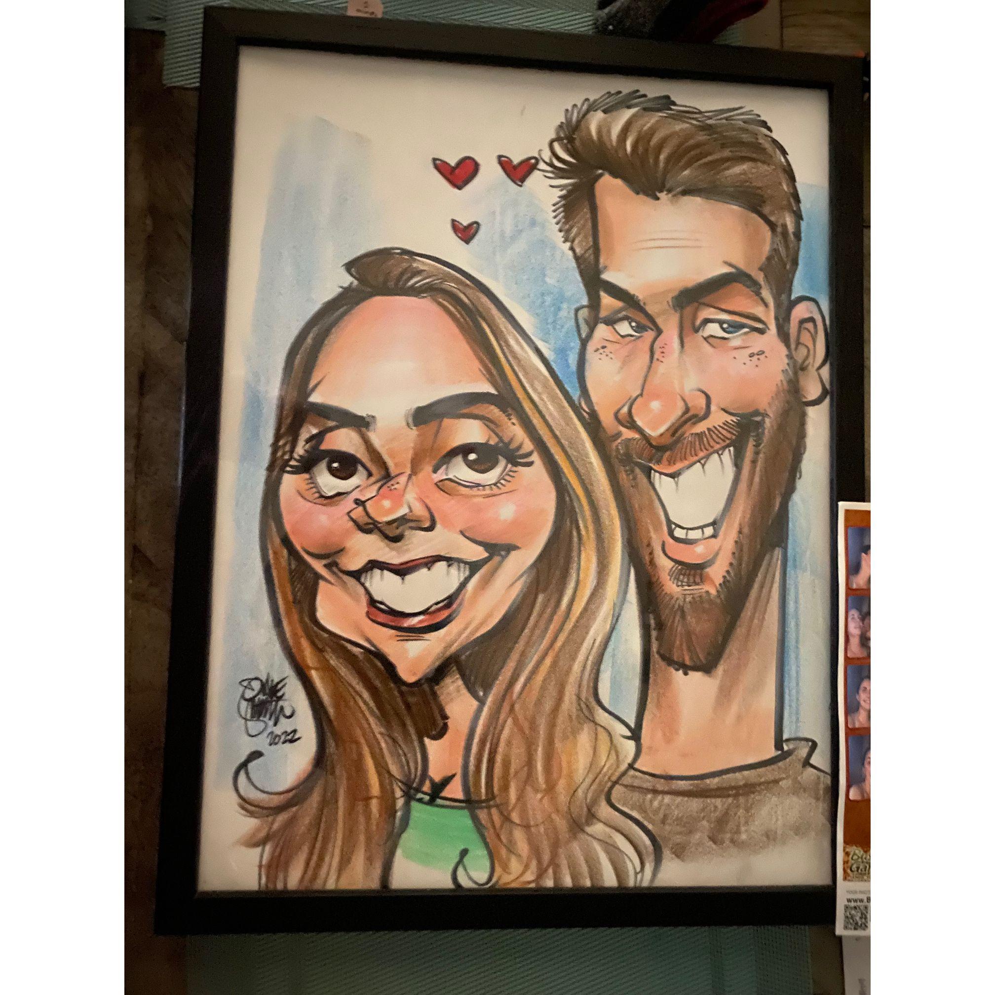 Our Caricature from Busch Gardens!