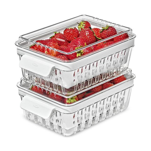 OXO Good Grips Berry Keeper Produce Saver, 2-Piece Set