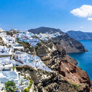 Stay with Santorini Caldera View