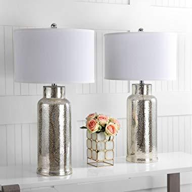 Safavieh Lighting Collection Bottle Glass Bronze 29-inch Table Lamp (Set of 2)