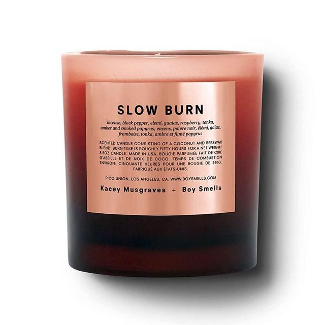 Limited Edition Slow Burn Boy Smells Candle |50 Hour Long Burn | All Natural Coconut & Beeswax | Luxury Scented Candles for Home (8.5 oz)