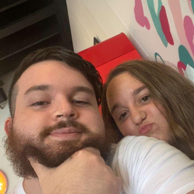 We took this photo on our very first trip together.