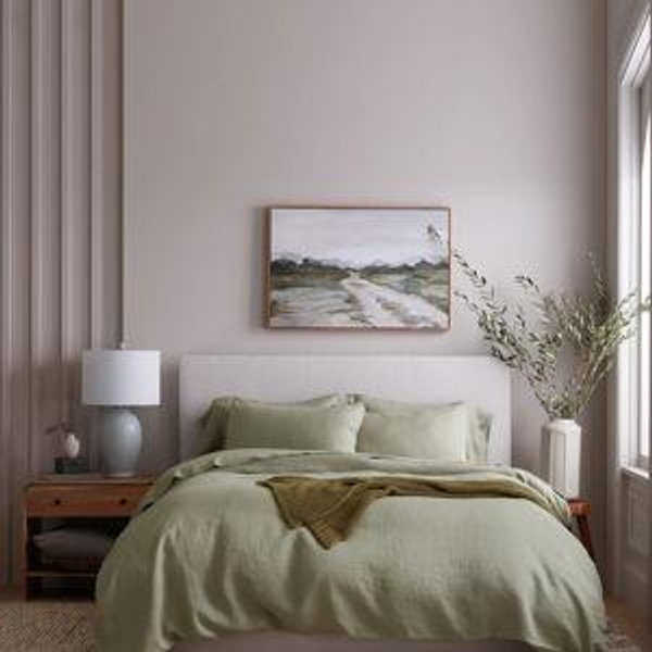 Linen Duvet Cover Set | Quince in Willowleaf