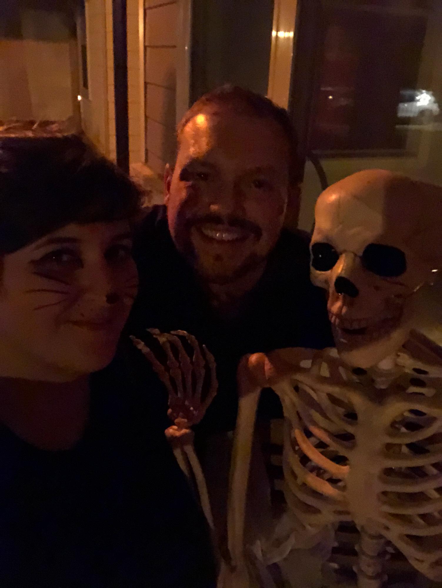 Our favorite skeleton, Milton!