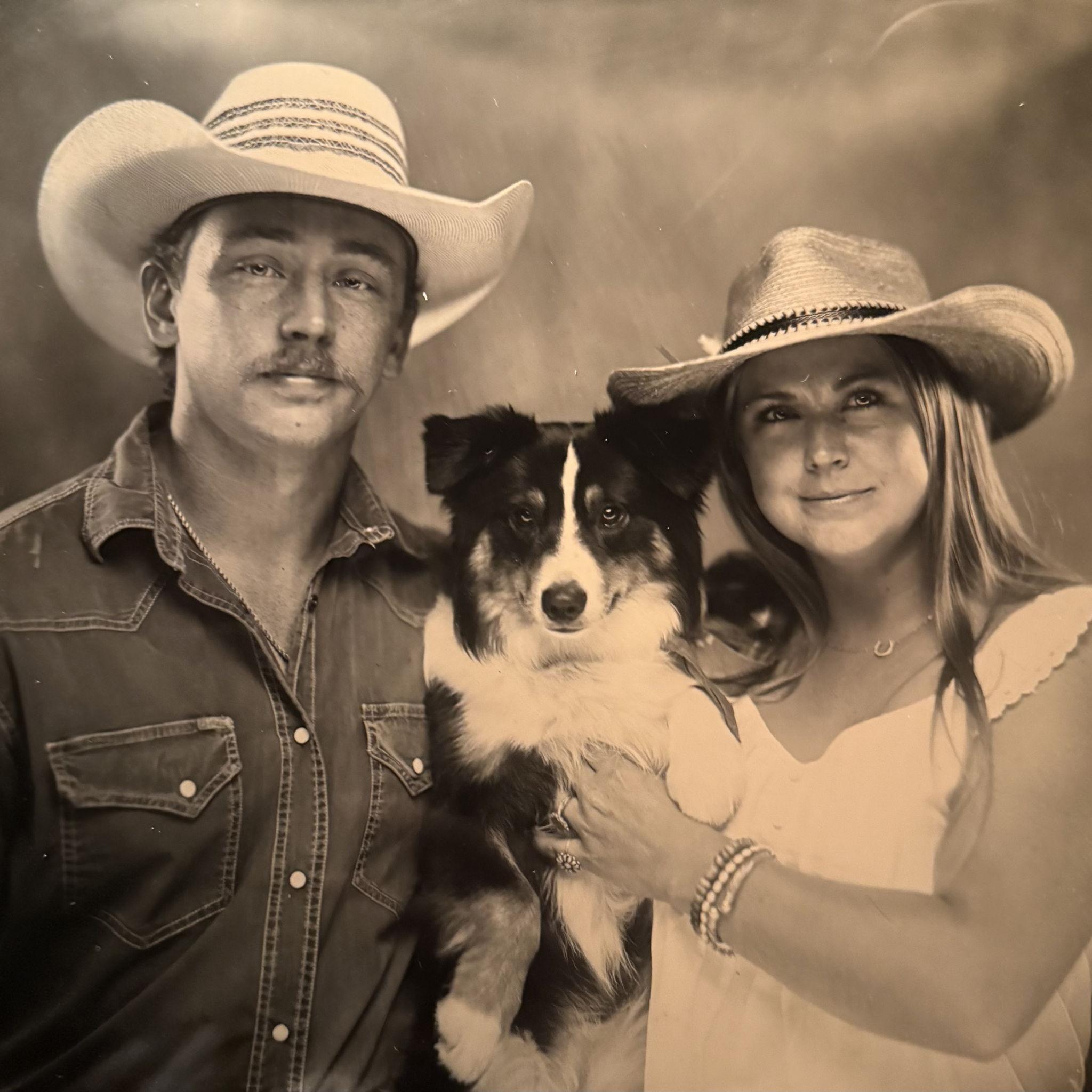 Our first tintype photo!! Very cool experience in Austin, TX