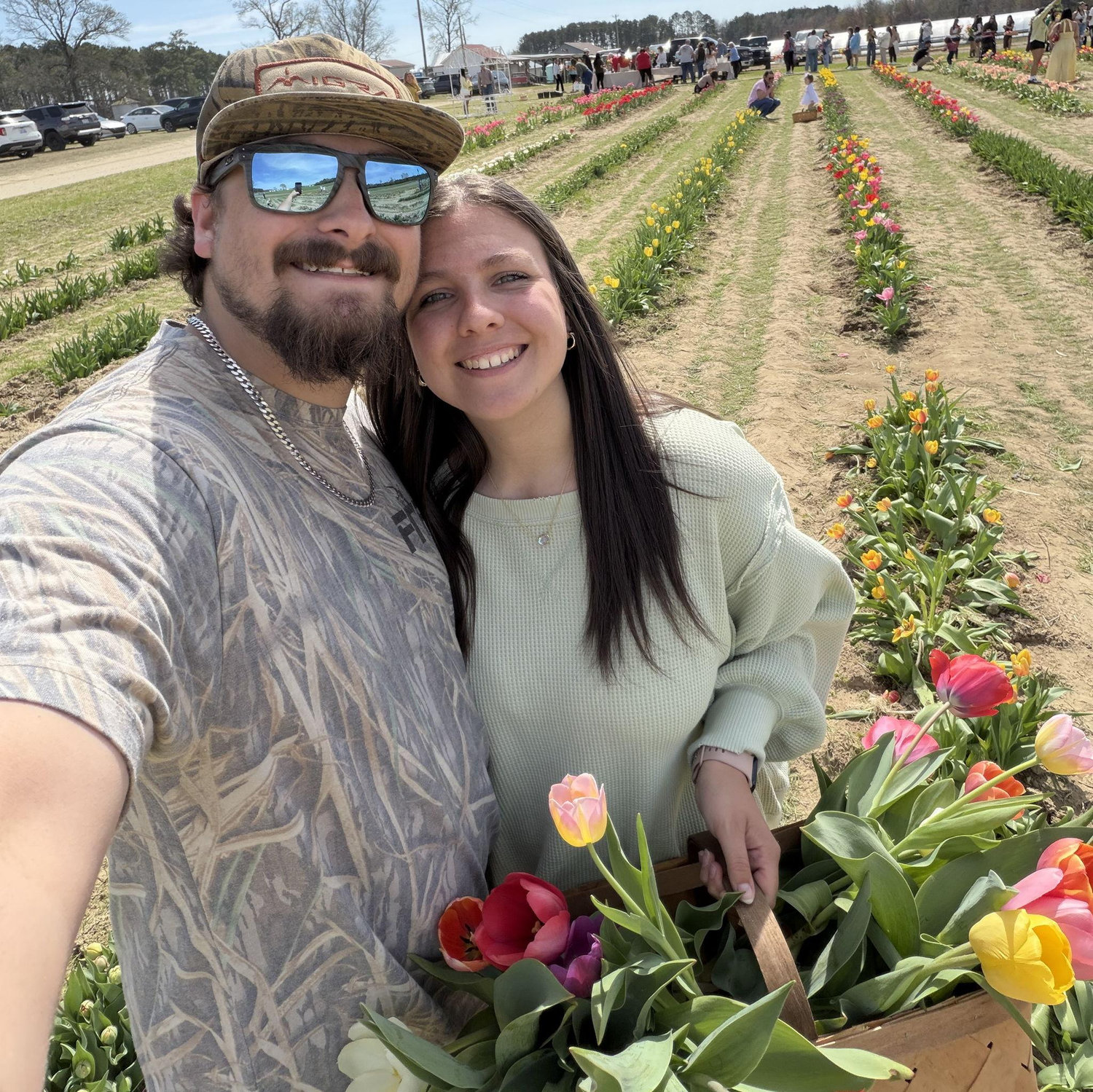 Tulips are the bride's favorite 🌷