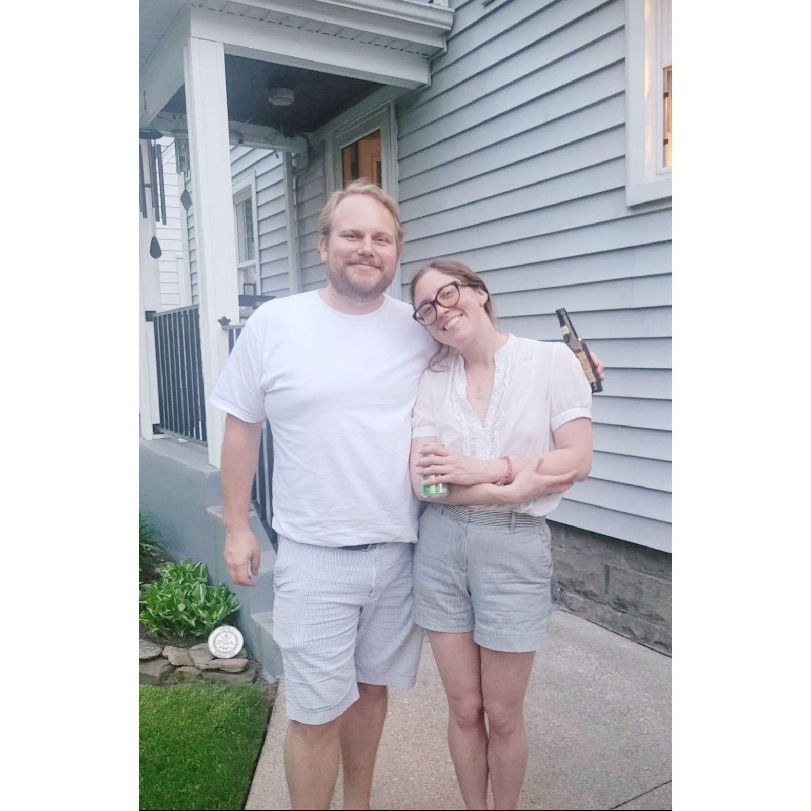 Adam first visit to Pat and Beths home in Erie!