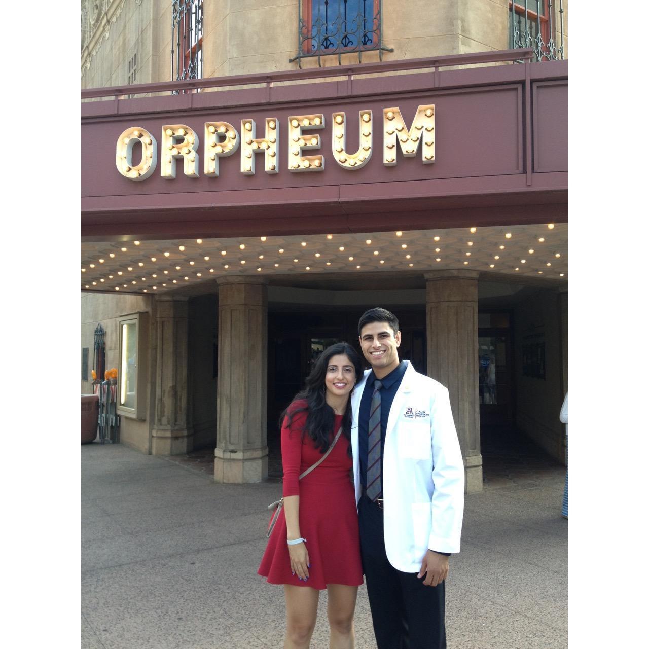 Amy was there for me on my white coat ceremony. The whitest my coat has ever been ;)