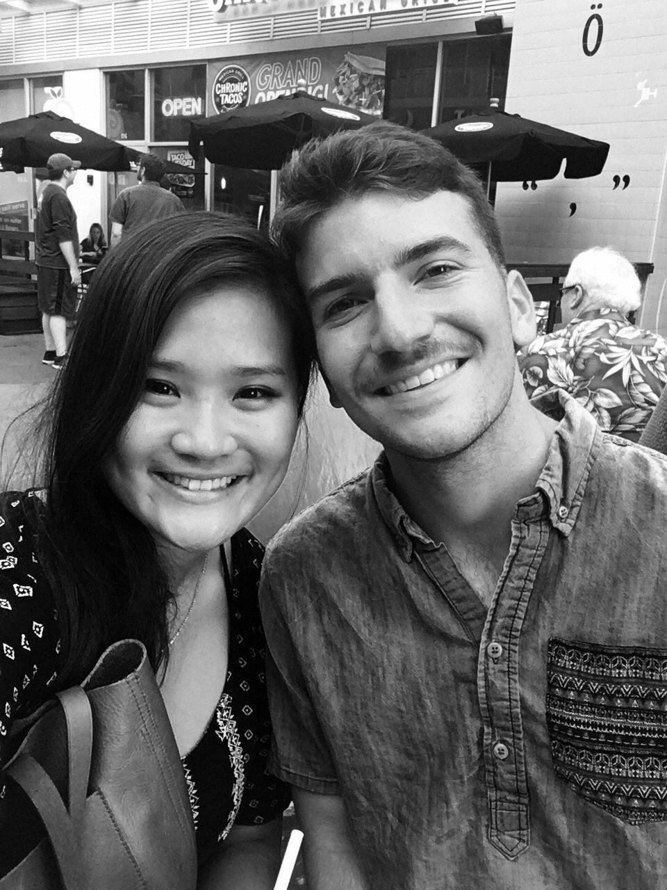 Santa Barbara, California. Yun loves Jack even through his rare mustache phases.