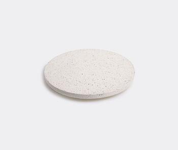 'Terrazzo' plate large, white